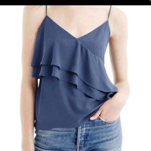 J. Crew Navy Layered Camisole